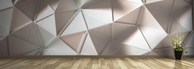 Fototapeta trójkątna abstrakcja 3d