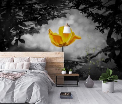 Fototapeta Żółty tulipan - selekcja barwy