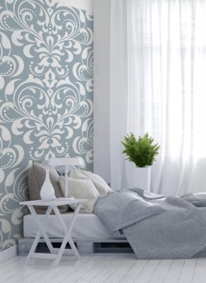 Tapeta Ornament barokowy z kwiatowym wzorem