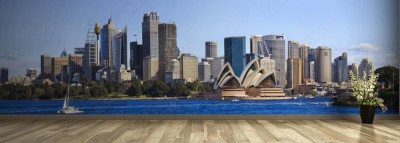 Fototapeta Sydney w klasycznym panoramicznym ujęciu