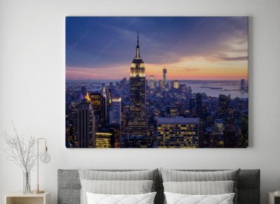 Obraz na płótnie Nowy Jork o świcie