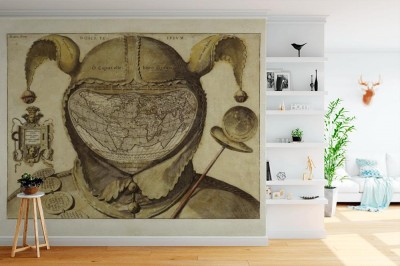 Fototapeta Mapa świata w stylu vintage