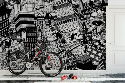 Fototapeta Mural przedstawiający miasto