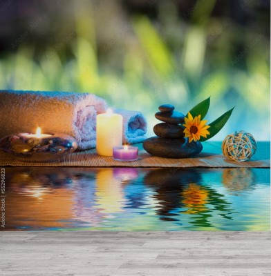 Fototapeta Relaks w salonie spa