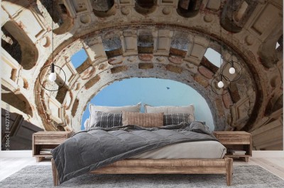 Fototapeta Wspaniały zamek w Polskiej miejscowości Krzyżtopór