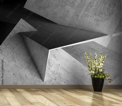 Fototapeta Abstrakcjonistyczny tło, beton 3d