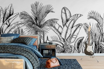 Fototapeta Dżungla w stylu doodle 