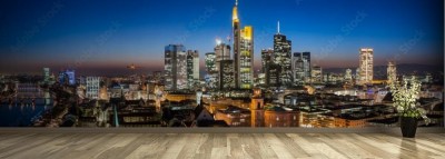 Fototapeta Cityscape we Frankfurcie