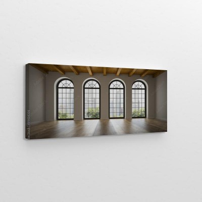 Obraz na płótnie Pokój na poddaszu 3D