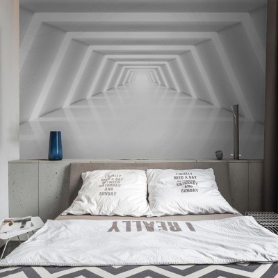 Fototapeta Futurystyczny tunel 3D