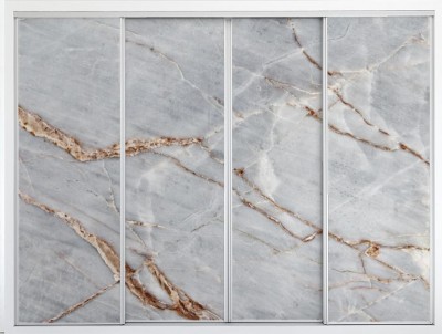 Naklejki na meble w stylu minimalistycznym - Szary marmur