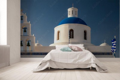 Fototapeta Klasyczna architektura na Santorini
