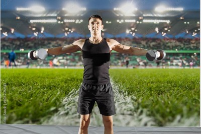 Fototapeta Stadion przed meczem futbolowym