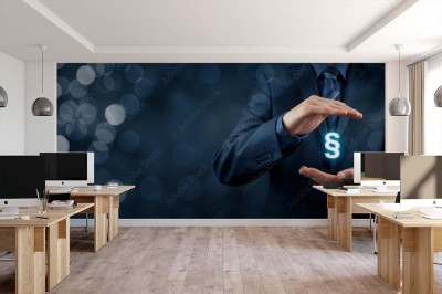 Fototapeta Prawnik chroni prawa