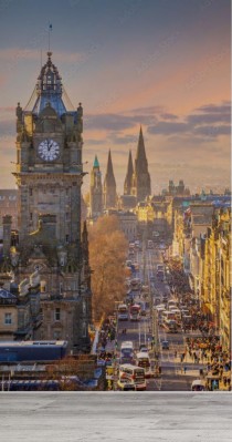 Fototapeta Stare miasto w Edynburgu, Szkocja