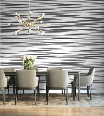 Tapeta Czarno-biały wzór geometryczny