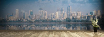 Fototapeta Architektura Bombaju w słoneczny dzień