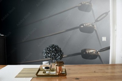 Fototapeta Vintage Ringing Ring Spotlit Corner