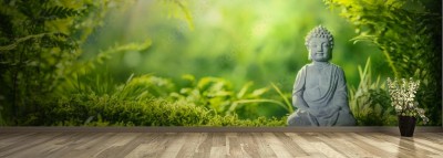 Fototapeta Budda w naturalnym tle