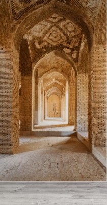 Fototapeta Niesamowite sklepione przejście łukowe