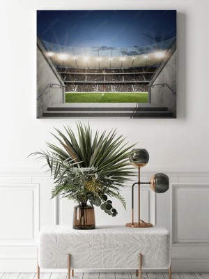 Obrazy do salonu Stadion z widokiem z nawy głównej
