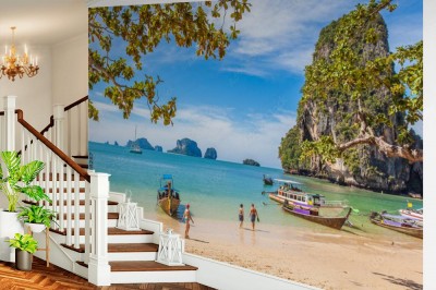 Fototapeta Plaża Phra-Nang i wyspy Tajlandii