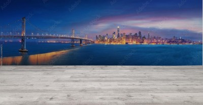 Fototapeta Szeroka panorama San Francisco