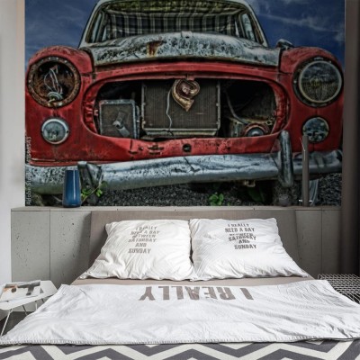 Fototapeta Wrak samochodu HDR