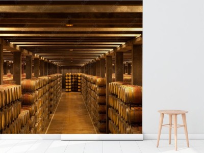 Fototapeta Beczki z winem La Rioja