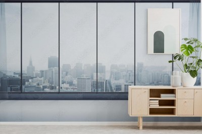 Fototapeta do biura z widokiem na miasto