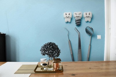 Fototapeta Zdrowe białe zęby