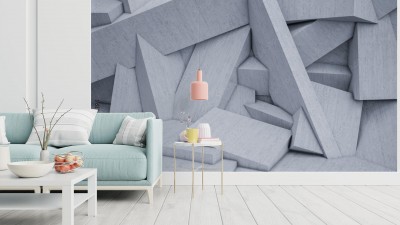 Fototapeta geometryczne tło i nowoczesny abstrakcyjny beton