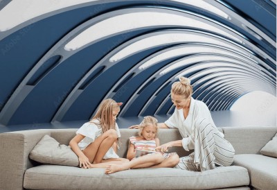 Fototapeta Lśniący korytarz