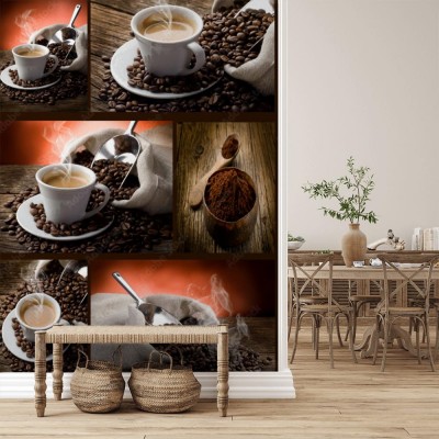 Fototapeta Kolaże z kawy