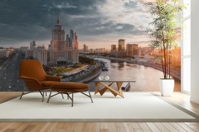 Fototapeta Moskwa i jej  miejska architektura 