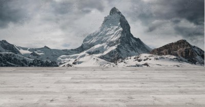 Fototapeta Panoramiczny widok na majestatyczną górę Matterhorn