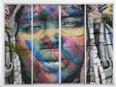 Naklejki na meble Portret w dokach Rio de Januario