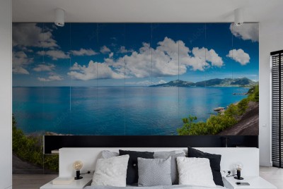 Naklejka na szafę Wyspa Mahe na Szeszelach