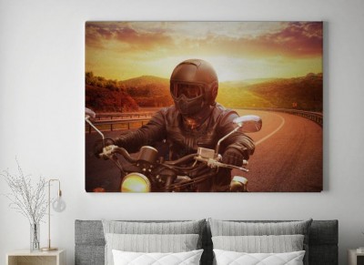Obraz na płótnie Motocyklista