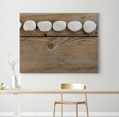 Obraz na płótnie Panel z białych kamieni