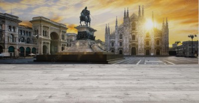 Fototapeta charakterystyczna architektura Mediolanu