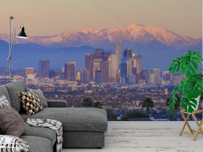 Fototapeta Klasyczny widok na centrum Los Angeles