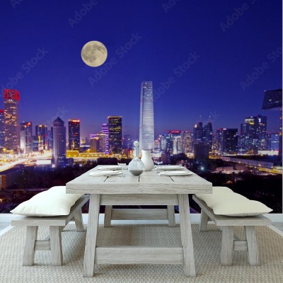 Fototapeta Dzielnica biznesowa w Pekinie