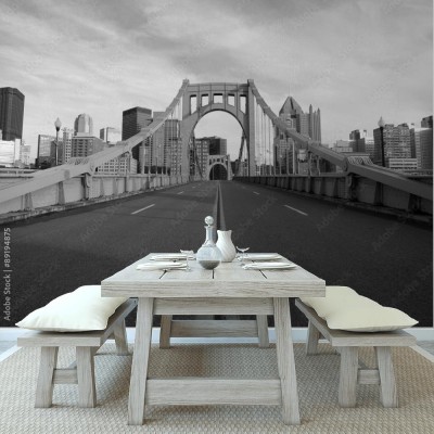 Fototapeta Most Pittsburgh 3D