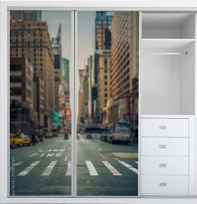 Naklejki na meble Przejście dla pieszych w Nowym Jorku