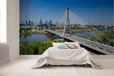 Fototapeta Most w Warszawie nad Wisłą