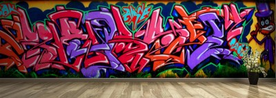 Fototapeta Niesamowite kolorowe graffiti