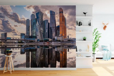 Fototapeta Panorama współczesnej Moskwy