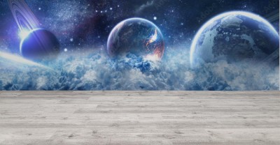 Fototapeta Planety w kosmosie - Saturn