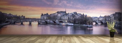 Fototapeta Wyspa Saint Louis w Paryżu